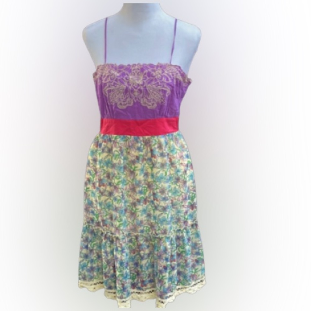 Flying Tomato Embroidered Dress Womens Size Large